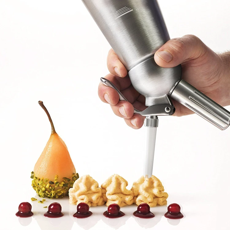 Amazon Hot Selling 500ml Aluminum Laughing Gas Cream Whipper With 3