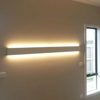 led down linear light mounted 60cm viewing larger