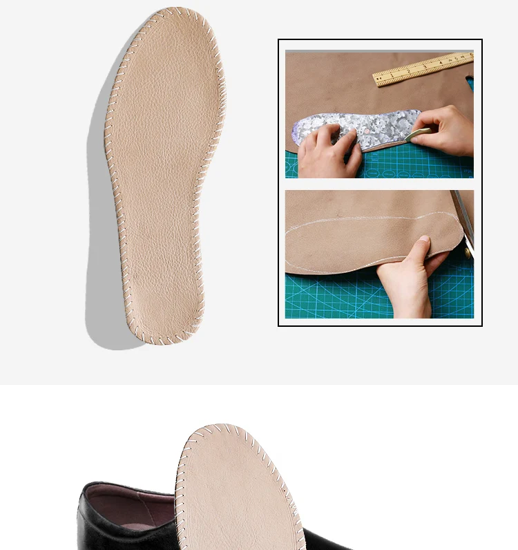 Real Leather Insoles,For Sensitive Alloys,All Natural Leather For
