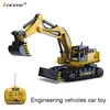 Bricstar simulation design engineering truck car toy 360 degree free rotation rc excavator model toy