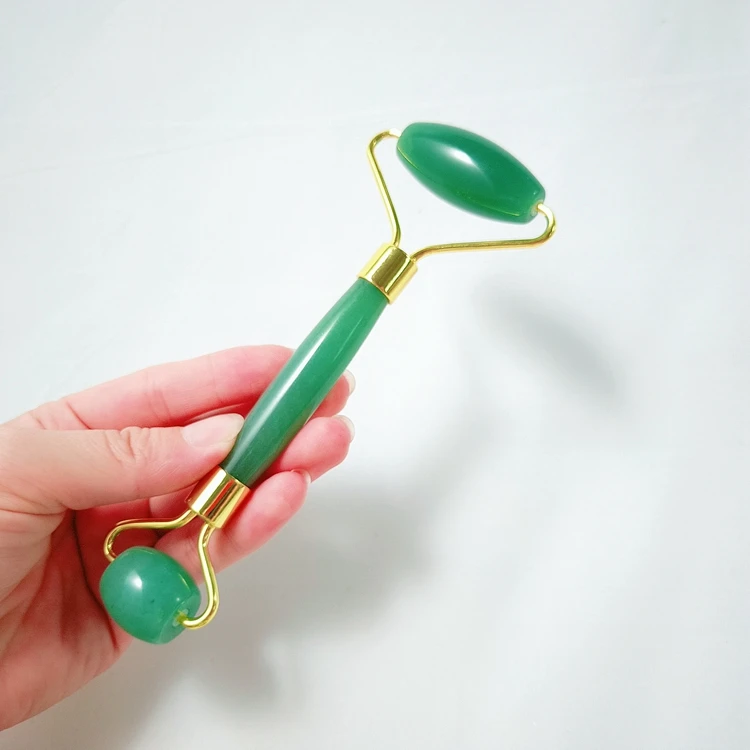 

Best selling products 2020 green aventurine jade face roller massager