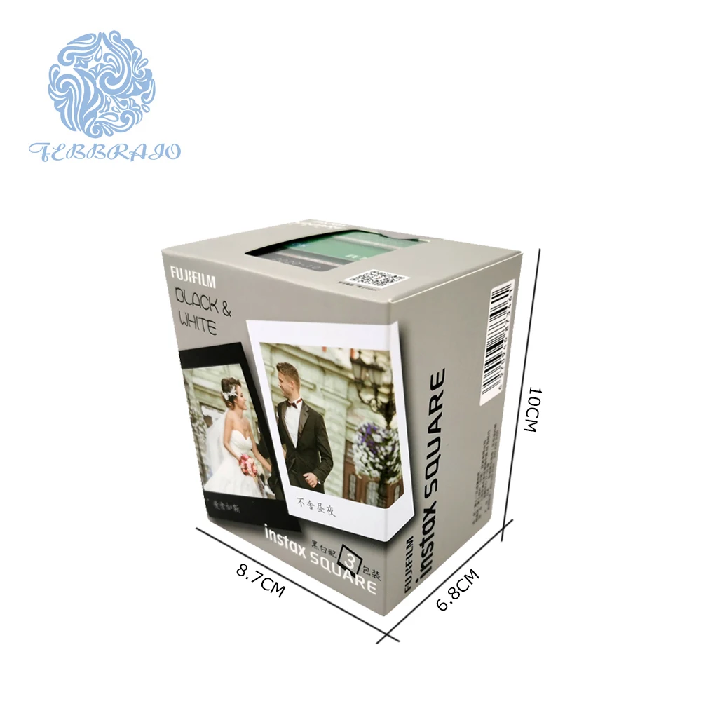 
3 pack Fujifilm Square image instant film with instax SQ6/SQ10/SQ20 digital camera 