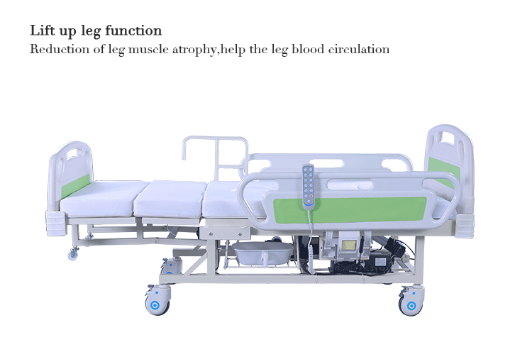 Medical Equipment Five Functions Electric Adjustable Hospital Beds The