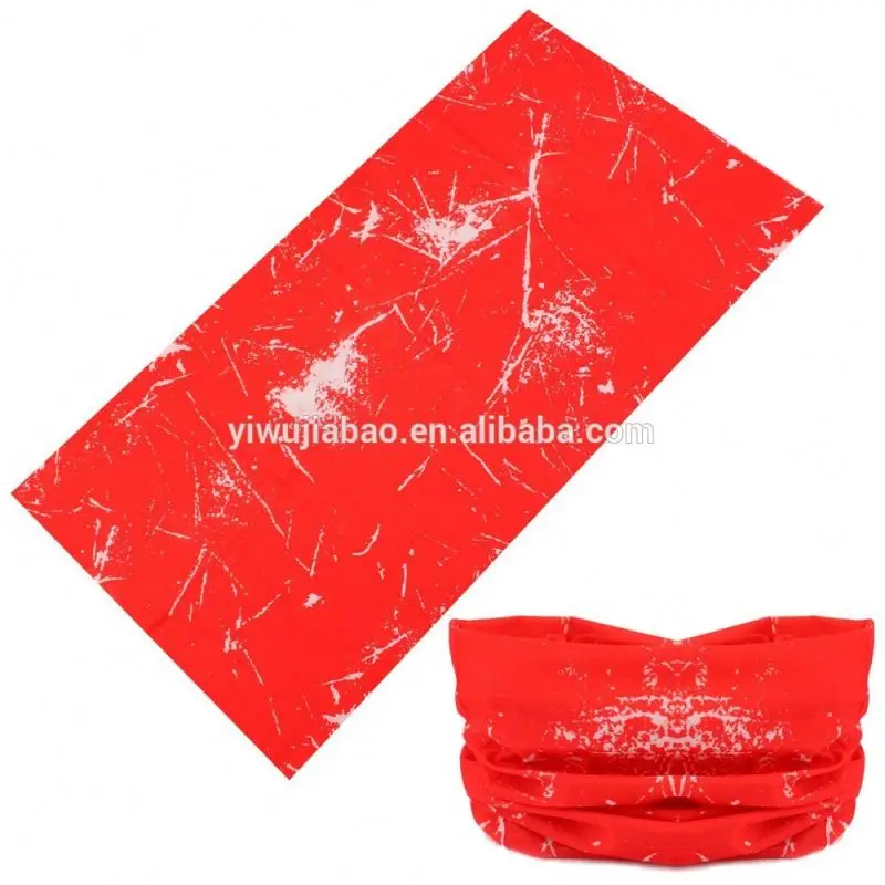 
Yiwu jiabao weaving customized 100%polyester tube sport cooling bandana 