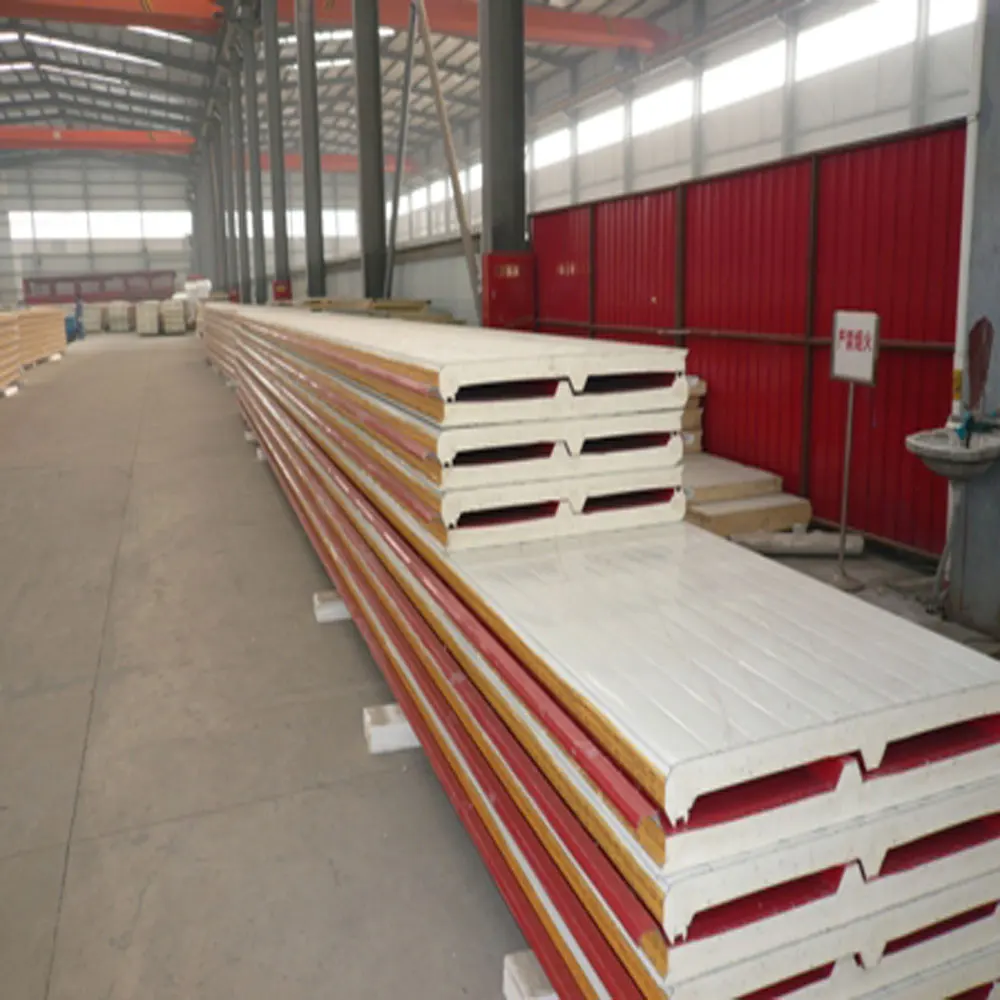 Lightweight Ceiling Panel Fireproof Insulation Wall Plate Sheets Used Garage Doors Buy Pu Roof Wall Corrugated Sandwich Panel Sheets Garage Doors