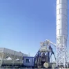 Chinese manufacturer safe and reliable hopper type concrete precast yard concrete mixing plant