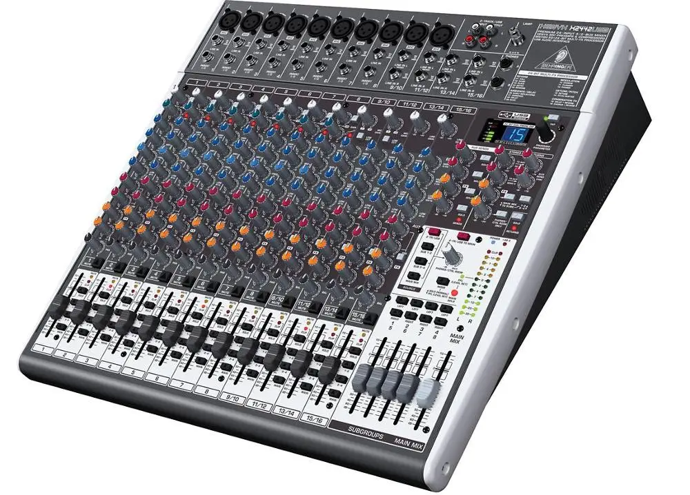 LAIKESI AUDIO digital echo karaoke mixer with 99DSP broadcast mixer for wholesale