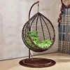 Yizhou Baby Swing Bed Chair Indoor Rattan Wicker terrace Hanging Egg chair Garden Patio Swings bubble Chairs cheap With footrest