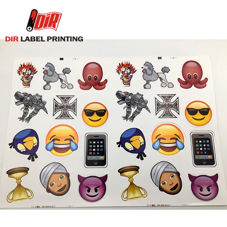 cartoon label sticker