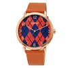 TPW brand New arrival wrist woman watch rose gold quartz stainless steel case back printed dial