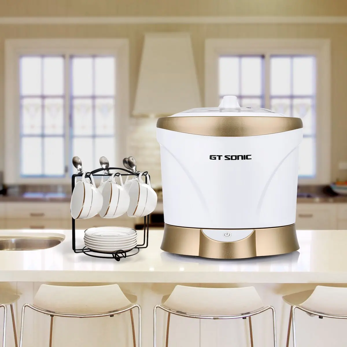 Gt Sonic 1.4l Mini Portable Washing Machine 40khz Ultrasonic Cleaner