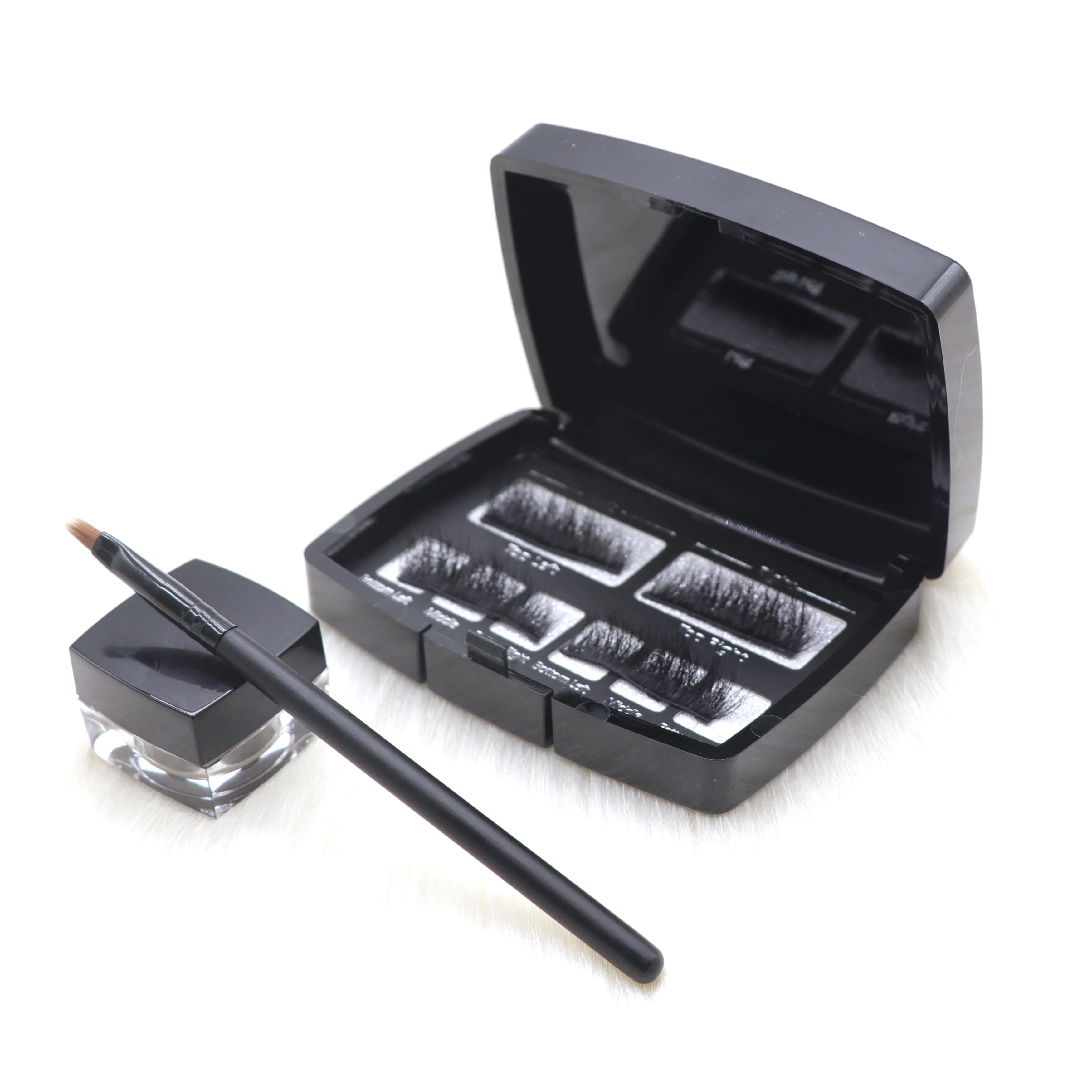 

2019 makeup tools New product magnetic eyelashes with private label Magnetic eyeliner, Black