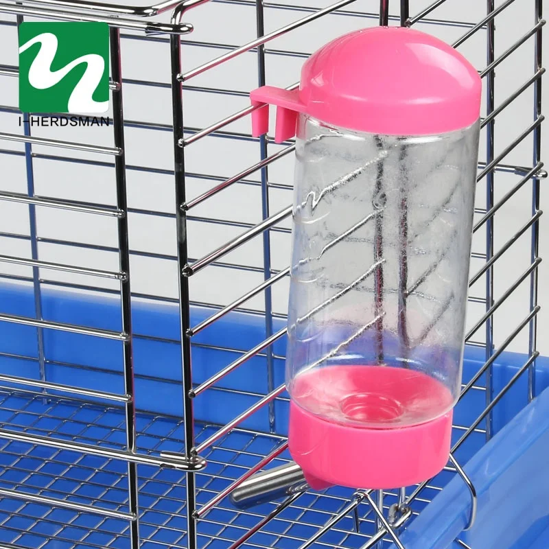 Plastic Hanging Cage Rabbits Water Bottle Rabbit Caged Watering System