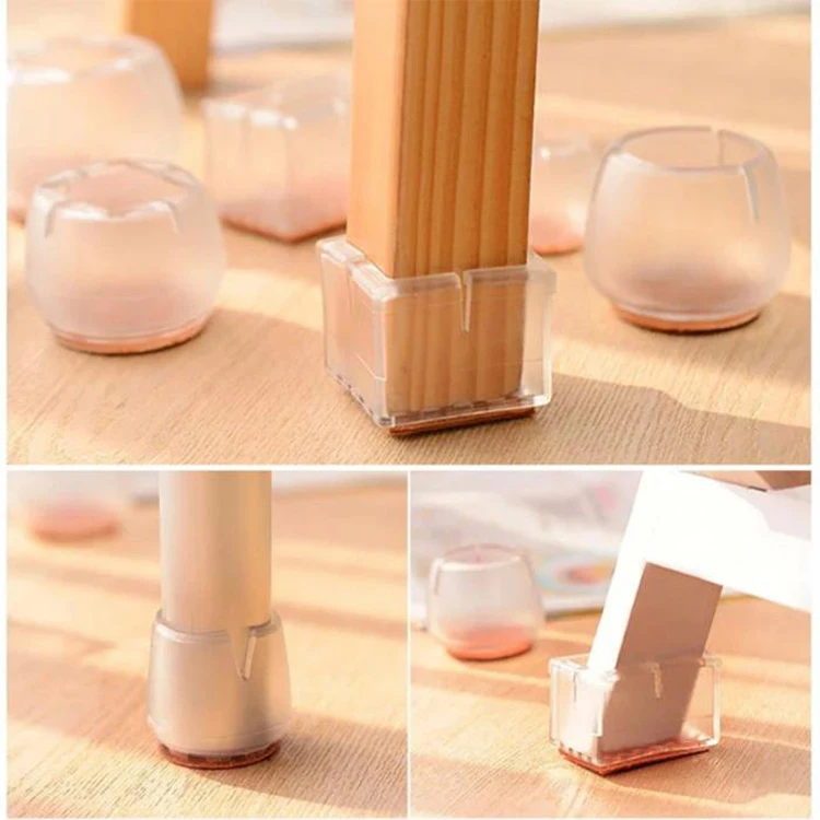 Rectangle Square Furniture Feet Pads Wood Floor Protectors Silicone Protect Table Chair Leg Cover Buy Kaki Meja Cover Kaki Kursi Cover Kursi Kaki Melindungi Product On Alibaba Com