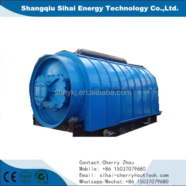 
Rubber tyre recycling machine with carbon black product 