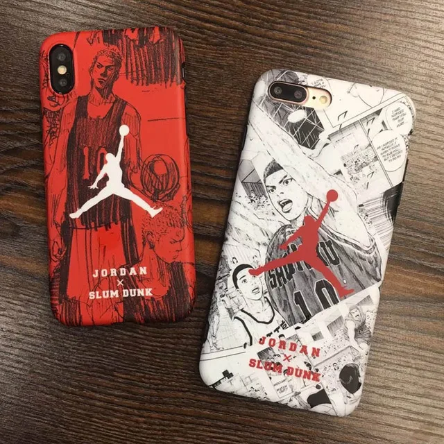 

Fashion NBA Matte Case For iPhone X 7 6 6S Plus Soft Silicone Back Cover Jordan Case For iPhone XS max Cover