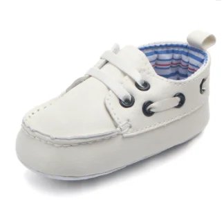 Hot Selling Handmade Anti-slip TPR Outsole PU Leather Baby Boy Shoes 2025 supplier