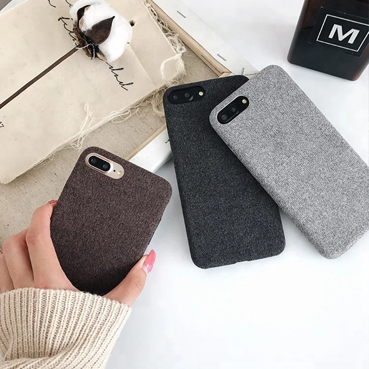 

Autumn and winter linen flannel soft  case