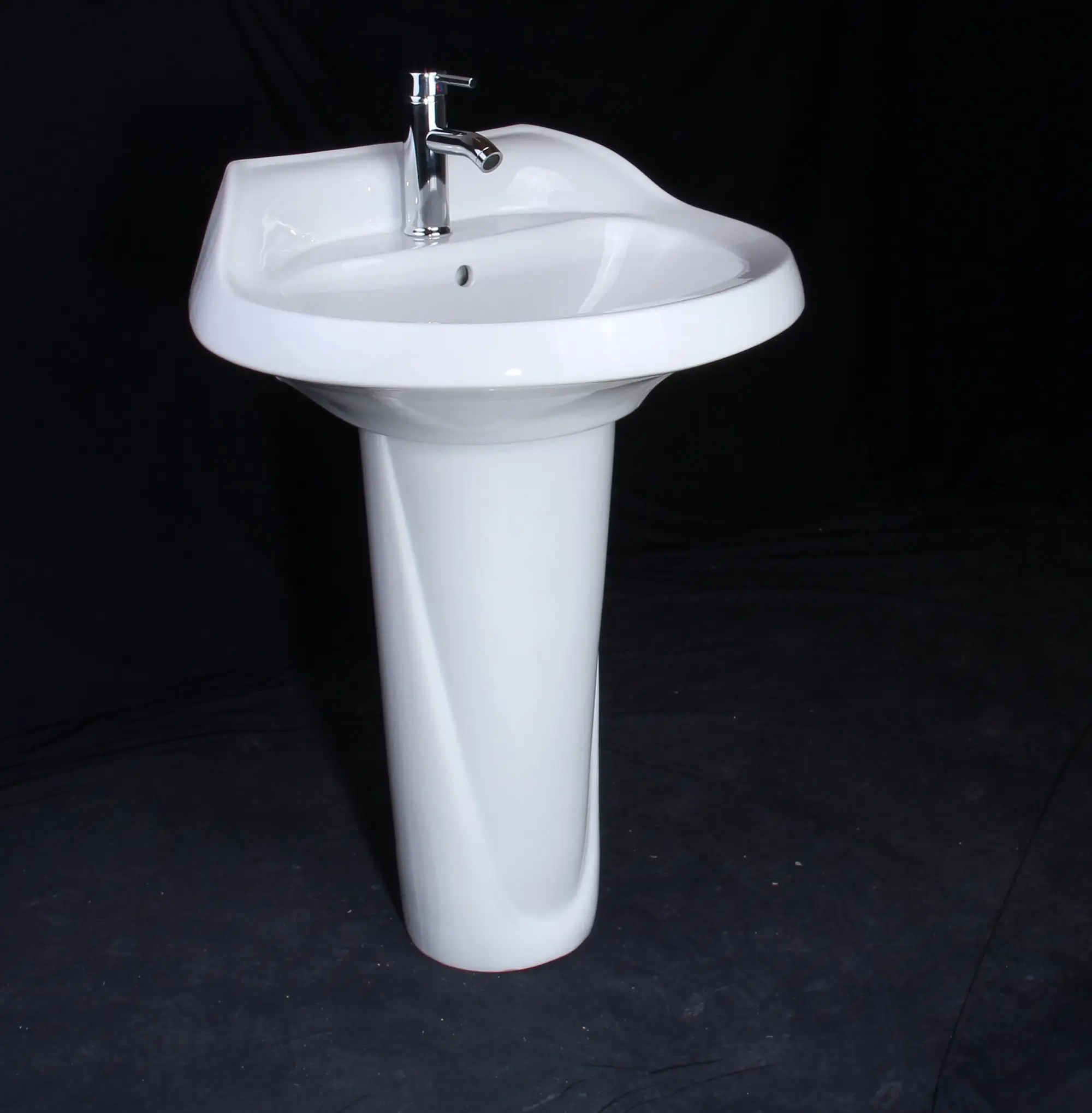 热销新型陶瓷洗手柱盆洗手池盆价格