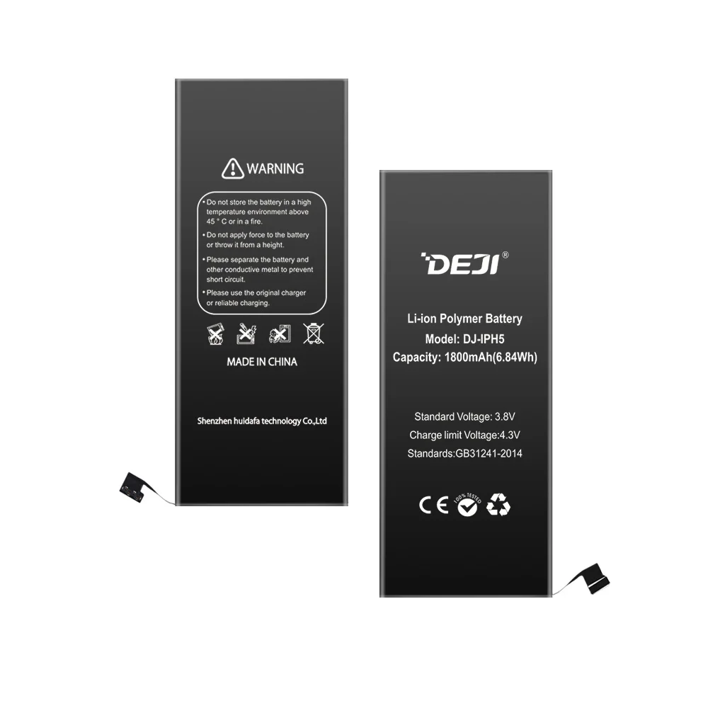 

lipo battery for phone wholesale mobile battery for iPhone 5c DEJI brand