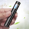2019 Retail round metal mini lighter electronic with touch induction usb rechargeable ladies cigarette lighter