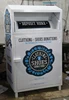 assembly or disassembly metal clothing recycle bin