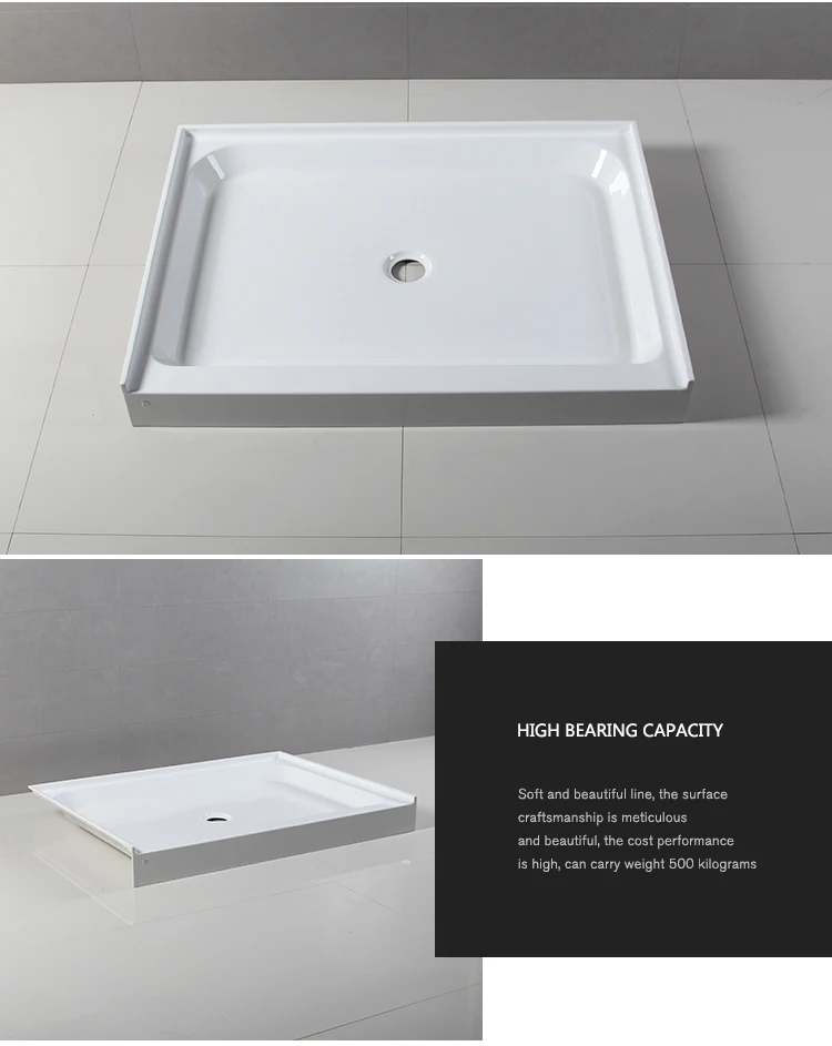 Cupc Approved Integral Flange Shower Pan Base Buy Acrylic Shower Pans