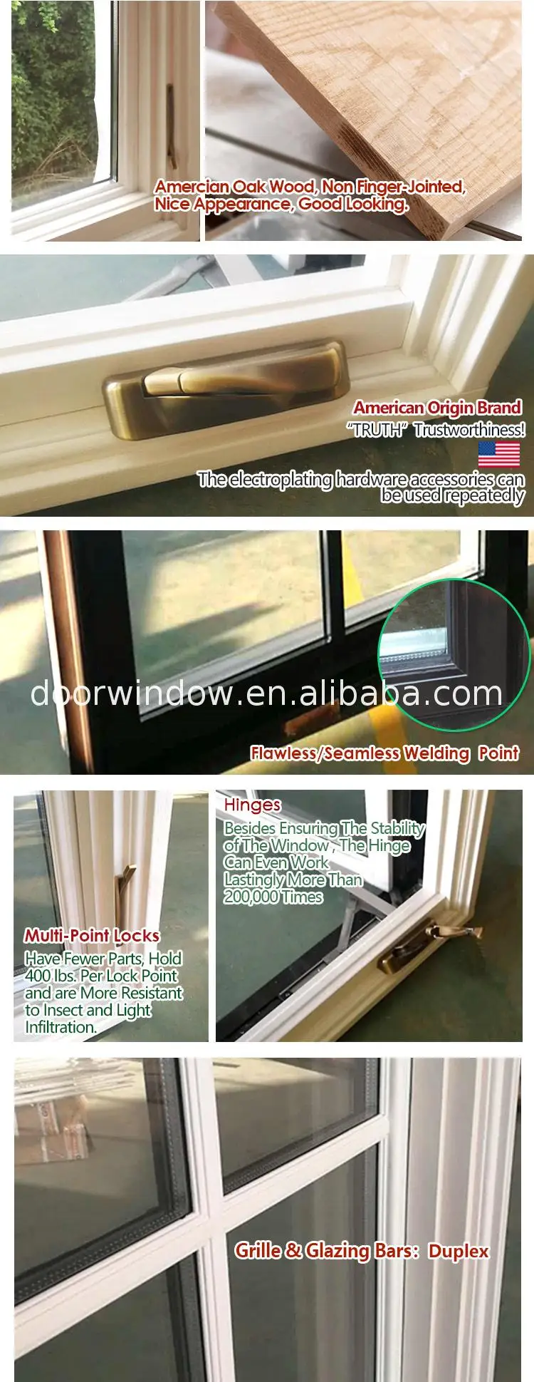 Aluminum clad wood windows window timber