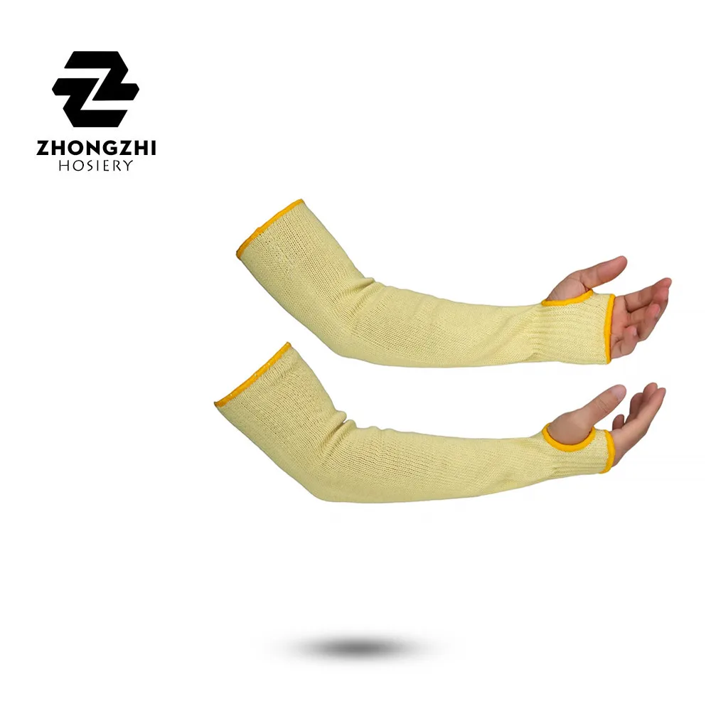 

Cut Heat Resistant Sleeves Flame Resistant with Thumb Hole 18" Long 4.5" Width Sleeves Safety Arm Guard for Kitchen Woven Barbe, Client's