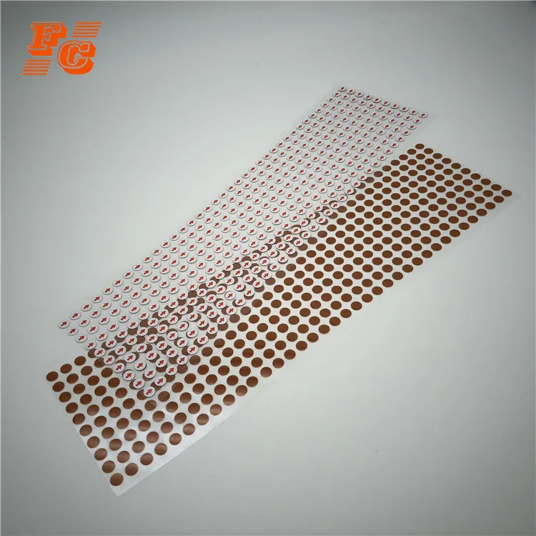Custom Printed Disposable Aluminum Self Adhesive Heat Resistant Labels
