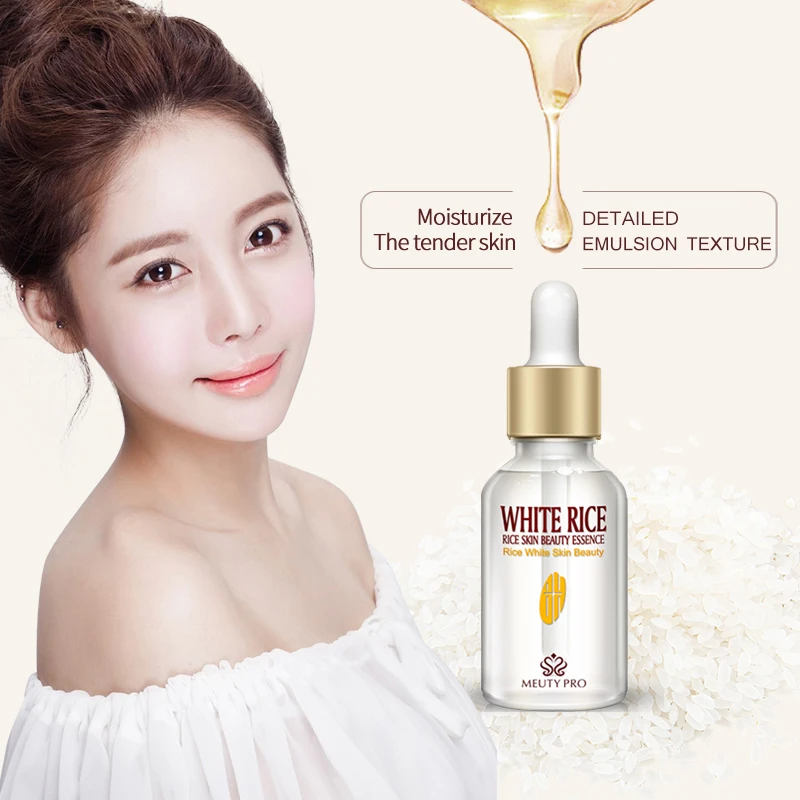 Oem Private Label White Rice Serum Natural & Organic Reduces Wrinkles ...