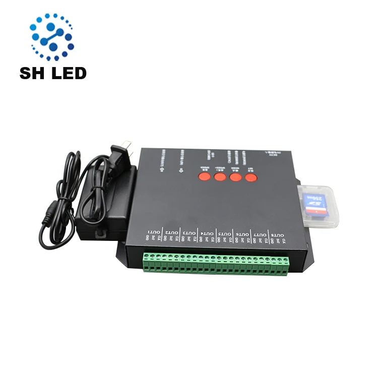 Support 8192 pixels DMX T-1000S T8000A rgb pixel led controller for project