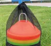 Mega Sports Set of 50pcs Include Shelves and Mesh Bags Speed Training Agility Equipment Football Soft Durable Disc Cones