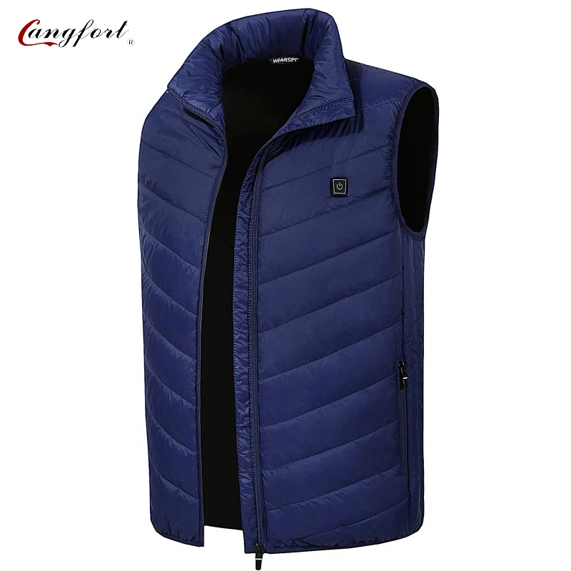 

Waterproof Graphene Elderly Full Size Thermal Insulation Polyester Electric Heating Vest, N/a