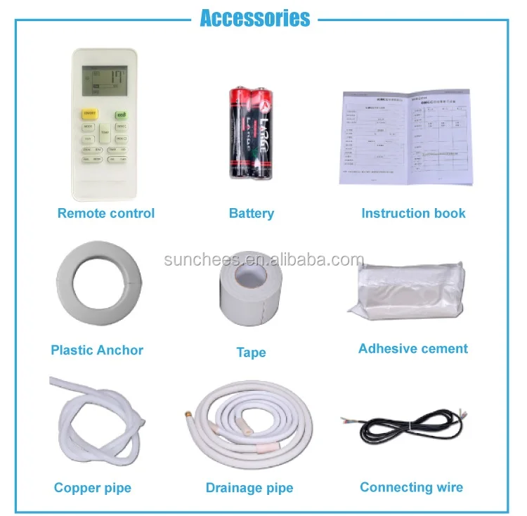 100% solar air conditioner split system 48V DC inverter/24 hours 18000btu 100% solar air conditioner/ wall split air condition