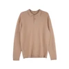 100%Cashmere sweater men's stand collar knitted sweater men's pullover