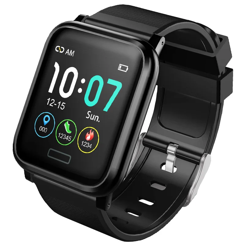 Waterproof IP68 Heart Rate Blood Pressure Monitor Pedometer Activity Health Fitness tracker Wristband Smart Watch