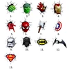 ETIE Wholesale PVC Iron man for home decoration Marvel's The Avengers Stickers uv printing 3D Wall Sticker
