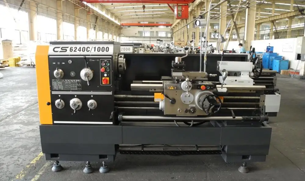 Cs6240c Bochi Big Bore Diameter 105mm Spindle Mechanical Clutch Lathe