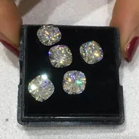 

Wholesale price cushion cut 7*7mm 2carat DF color VVS excellent moissanite for pendant