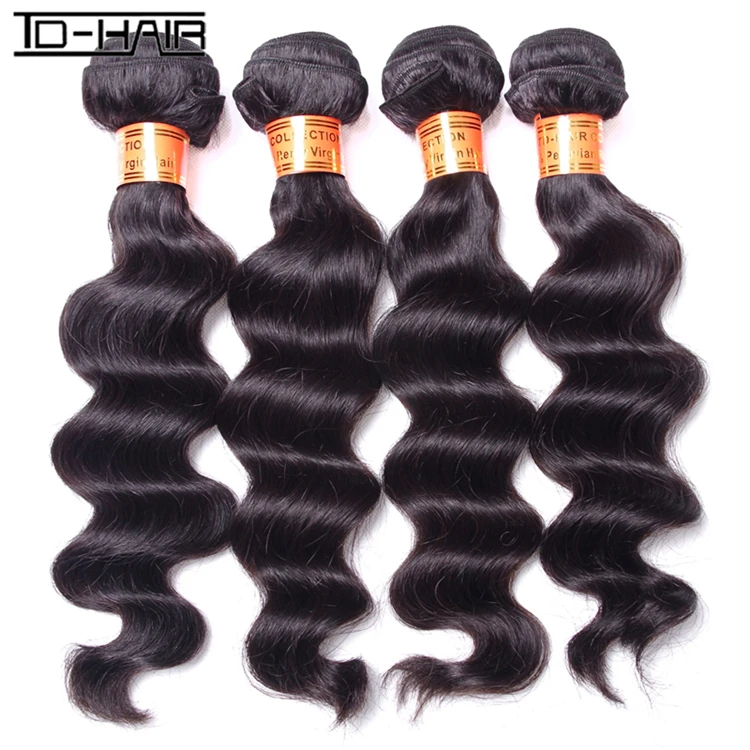 

TD HAIR Loose Wave Hair Bundle Cuticle Aligned Virgin Factory Wholesale Price Hair Extension New 2019 Popular