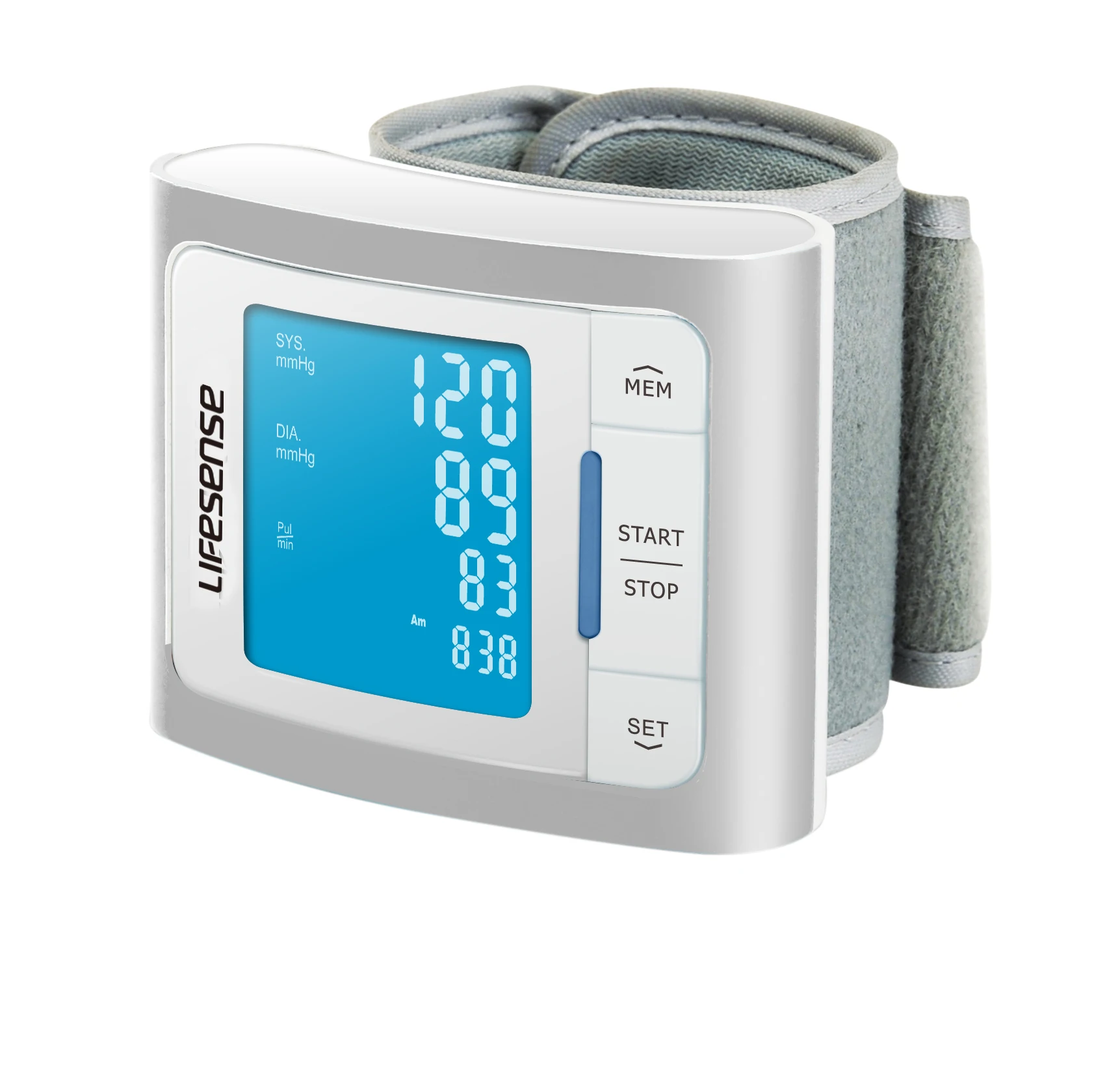 Automatic Bluetooth Lcd Pulse Rate Digital Tech Wrist Blood Pressure