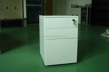 Disassemble Metal Mobile Filing Cabinet With Wheels Under Desk