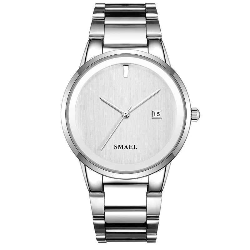 

elegant design Smael 9004M couples plating 30m waterproof quartz wrist watch, Picture