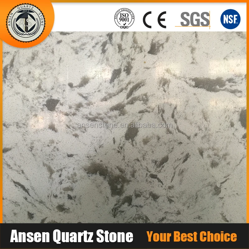 Bianco River Big Slabs Artificial Marble Counter Top Man Made