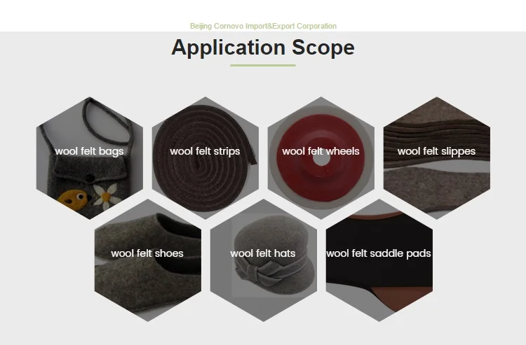 industrial wool felt fabric