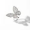 Silver Color Gold Filled Butterfly Ring for Girl