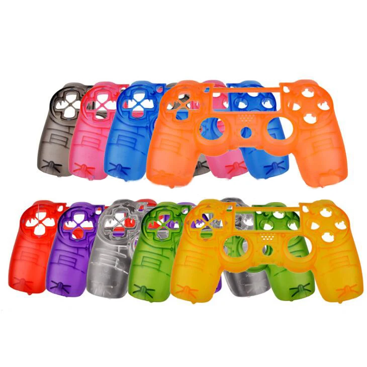 New Transparent Clear Front Face Shell For PS4 Controller Replacement Shell Faceplate Mod