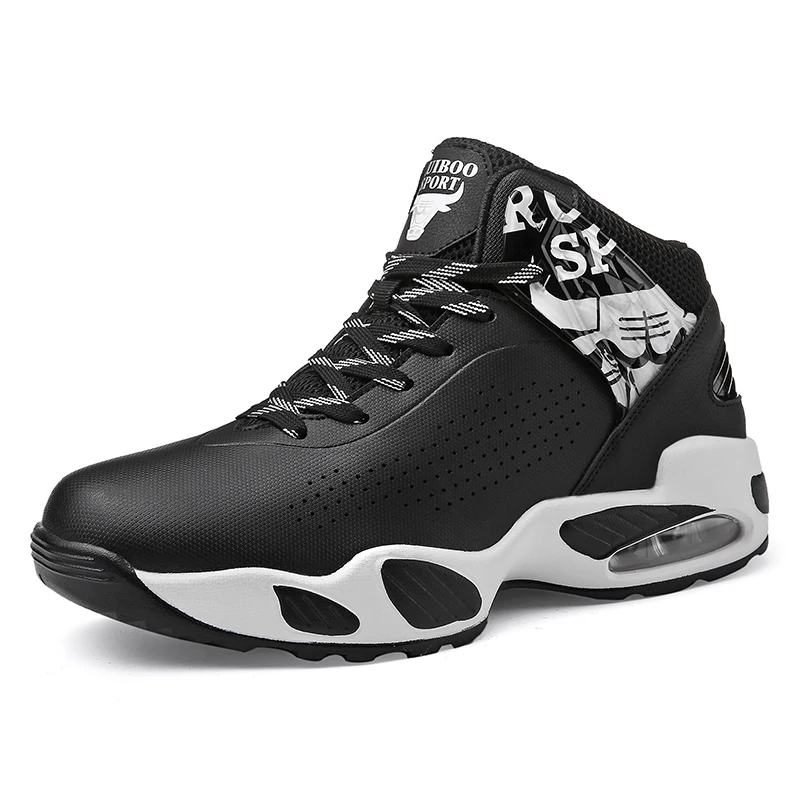 

YT Shoes Hot Sale High-top Outdoor Sneakers Air Cushion Men Sports Basketball Shoes, Customized