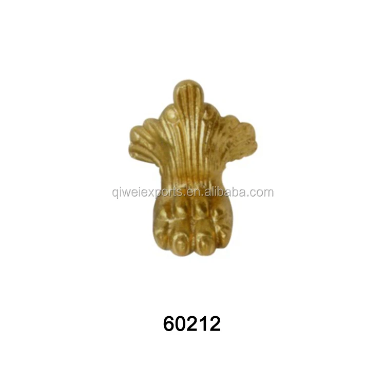 60212 Small Decorative Brass Feet For Furniture Buy Brass Feet